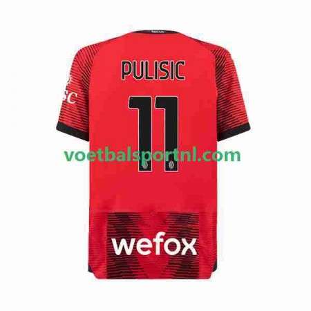 AC Milan Christian Pulisic 11 Thuis Shirt 2023-24